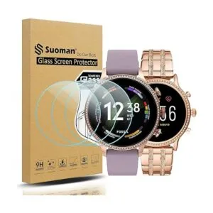 Suoman Paquete de 3 protectores de pantalla Fossil Gen 5_1