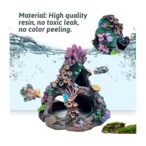 PINVNBY Decoración de acuario de coral para peces de