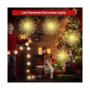 Guirnalda de luces de Navidad de hadas 225 luces LED DIY