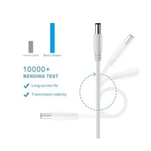 LANMU Cable de alimentación USB a CC cable de carga_4