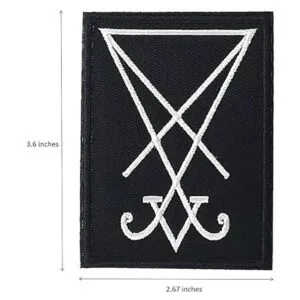 Sigil Seal of Lucifer Parche bordado para planchar diseño_2