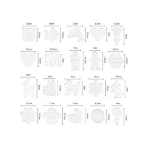 20 piezas de cuentas de fusibles de 0.197 in tableros de_2