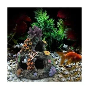 PINVNBY Decoración de acuario de coral para peces de