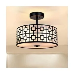 Lámpara de techo semiempotrada moderna para dormitorio 3_1