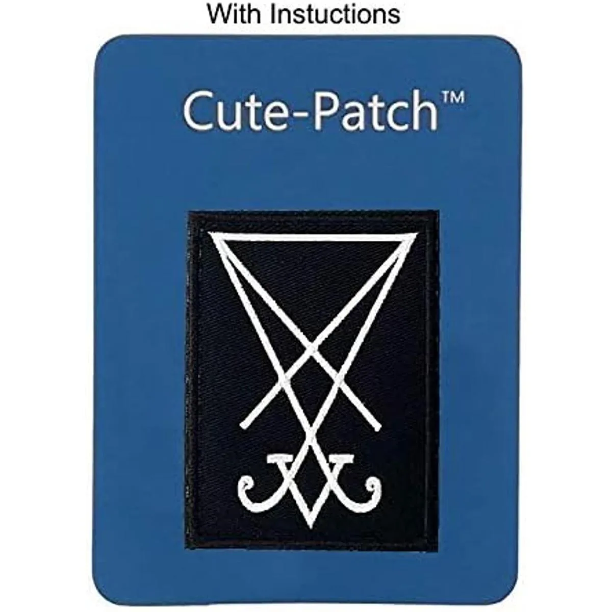 Sigil Seal of Lucifer Parche bordado para planchar diseño_3