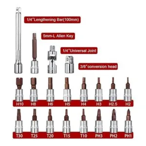 Juego de llaves BULLTOOLS dinamométricas con accionamiento
