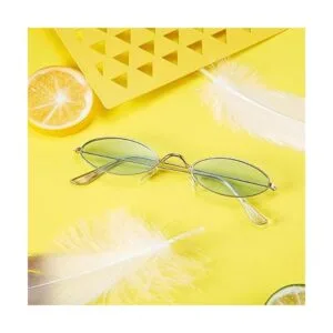 12 piezas de gafas de sol ovaladas estilo vintage retro_5