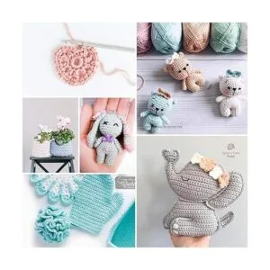 Agujas de lana coloridas dobladas punta Tapiz Agujas de