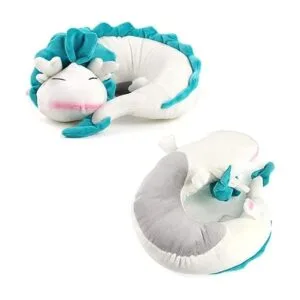 ForBEST Almohada de peluche en forma de U de dragón con