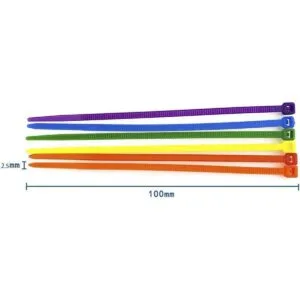 1200 bridas de colores con cremallera multiusos varios_2