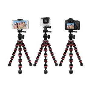 Linkcool Trípode de pulpo con soporte de teléfono remoto_6