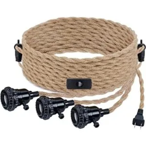 Extensión de luces decorativas colgantes en cuerda de_1