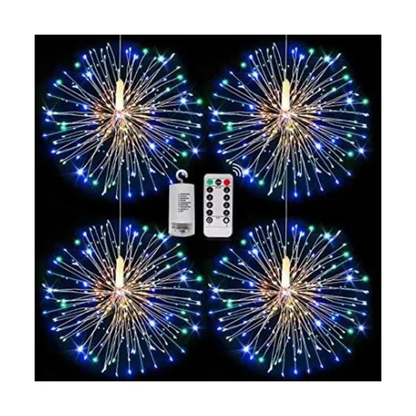 Cadena de luces de hada que simulan fuegos artificiales_1