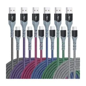 Pofesun Cable USB tipo C de carga rápida de 10 pies_1