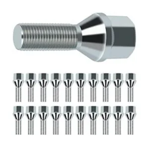 ECCPP Tuercas de rueda M12x1.25 20 piezas de pernos de_1