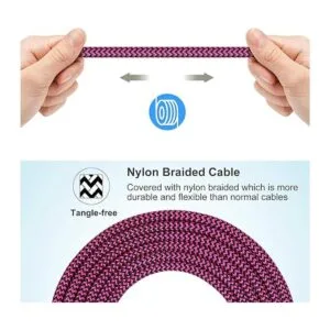 Pofesun Cable USB tipo C de carga rápida de 10 pies_5