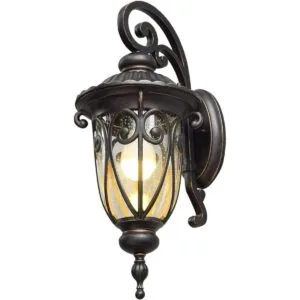 GOALPLUS Lámpara de porche al aire libre con soporte de_1