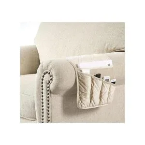 Brilliant Sunshine Premium Grey Silky Velvet Sofa Armrest