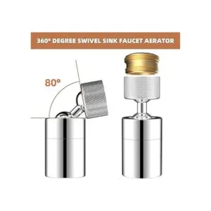 Hibbent Aireador de grifo hembra de doble función 1.8 GPM_4