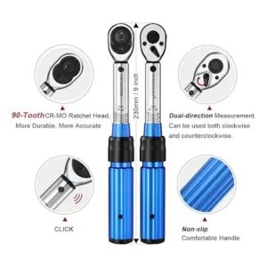 Juego de llaves BULLTOOLS dinamométricas con accionamiento