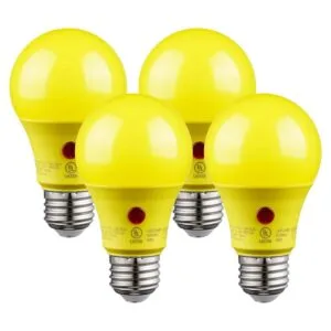 TORCHSTAR Bombilla LED A19 de color amarillo del atardecer_1