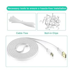 Itramax Cable de alimentación micro USB de 30 pies
