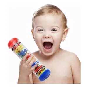 Rainmaker Mini Rainstick de 8 pulgadas para bebés tubo de