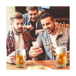 Momugs Tazas de cerveza de 32 onzas Paquete de 2 vasos