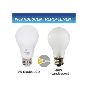 Simba Lighting Bombillas LED para exteriores con sensor