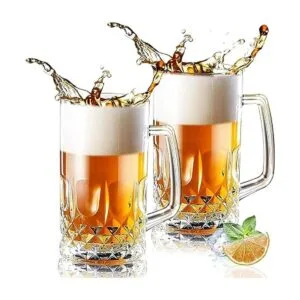 Momugs Tazas de cerveza de 32 onzas Paquete de 2 vasos