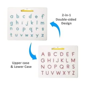 Apfity Tablero magnético de calculo del alfabeto tablero
