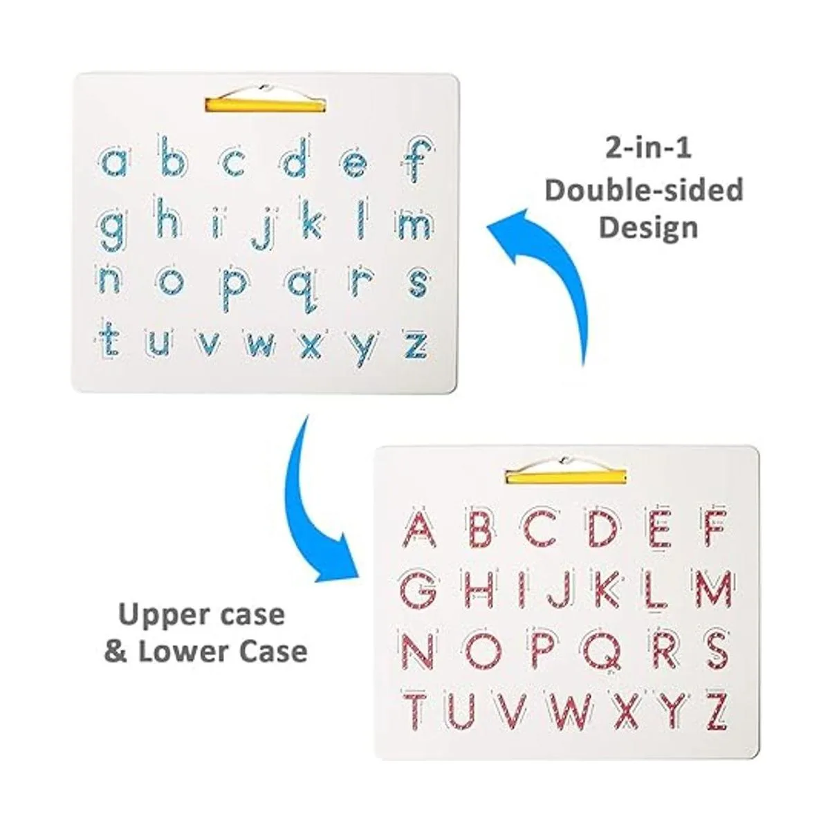 Apfity Tablero magnético de calculo del alfabeto tablero