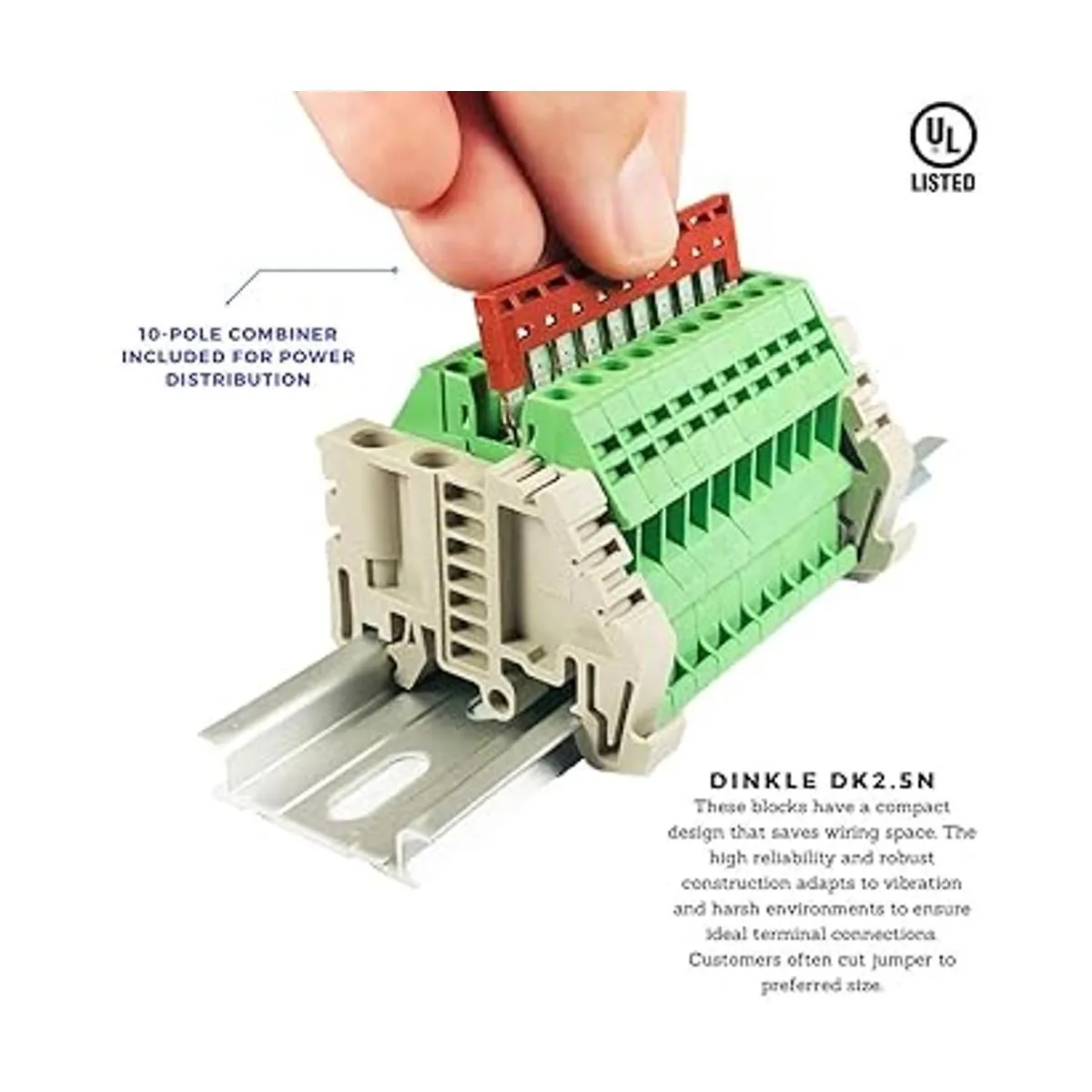 Dinkle Power Distribution DK2.5NGN Conector de 10_2