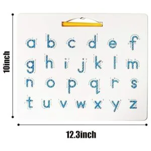 Apfity Tablero magnético de calculo del alfabeto tablero