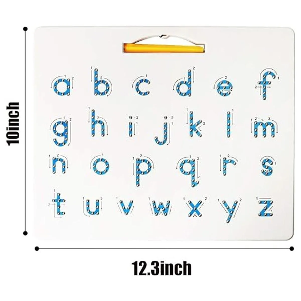 Apfity Tablero magnético de calculo del alfabeto tablero