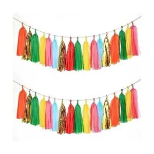 Autupy Juego de 35 borlas de papel de seda para fiestas_1