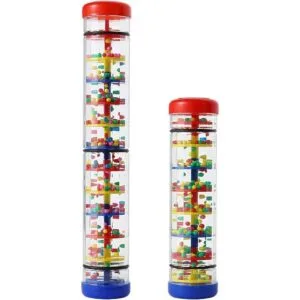 Rainmaker Mini Rainstick de 8 pulgadas para bebés tubo de