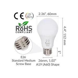 Simba Lighting Bombillas LED para exteriores con sensor