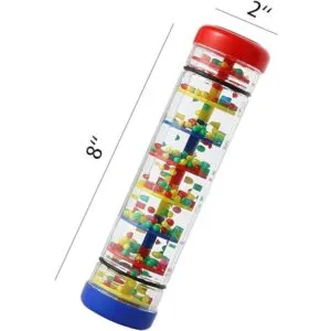 Rainmaker Mini Rainstick de 8 pulgadas para bebés tubo de