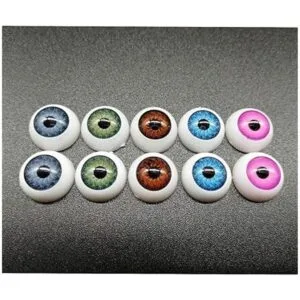 TIHOOD 100 unidades caja de 0.472 in de ojos de muñeca_3