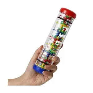 Rainmaker Mini Rainstick de 8 pulgadas para bebés tubo de