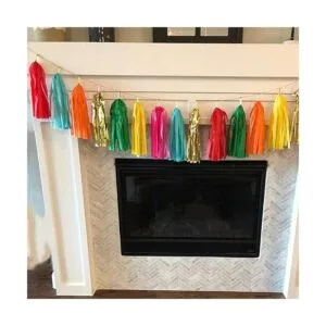 Autupy Juego de 35 borlas de papel de seda para fiestas_4