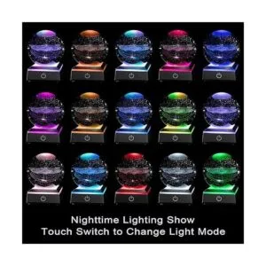HOCHANCE Cristal 3D con base de luz LED colorida regalo_2