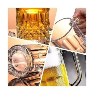 Momugs Tazas de cerveza de 32 onzas Paquete de 2 vasos