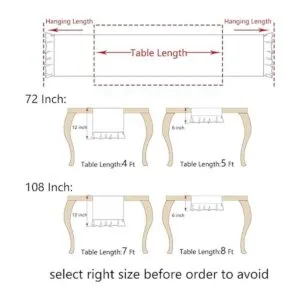 Camino de mesa blanco rústico camino de mesa de granja de