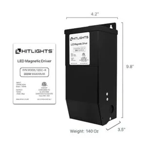 HitLights Controlador regulable de 300 W controlador LED