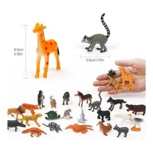 DFantiX Figuras de animales para niños calendario de_3