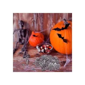 80 dijes de Halloween colgantes de plata antigua