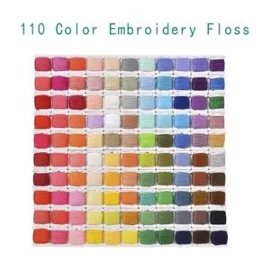 Peirich Paquete de 201 hilo dental bordado incluye hilo