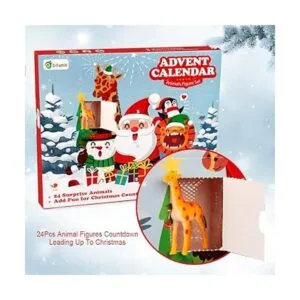 DFantiX Figuras de animales para niños calendario de_4